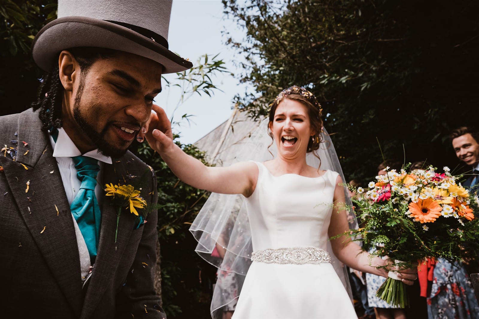 garden wedding cornwall